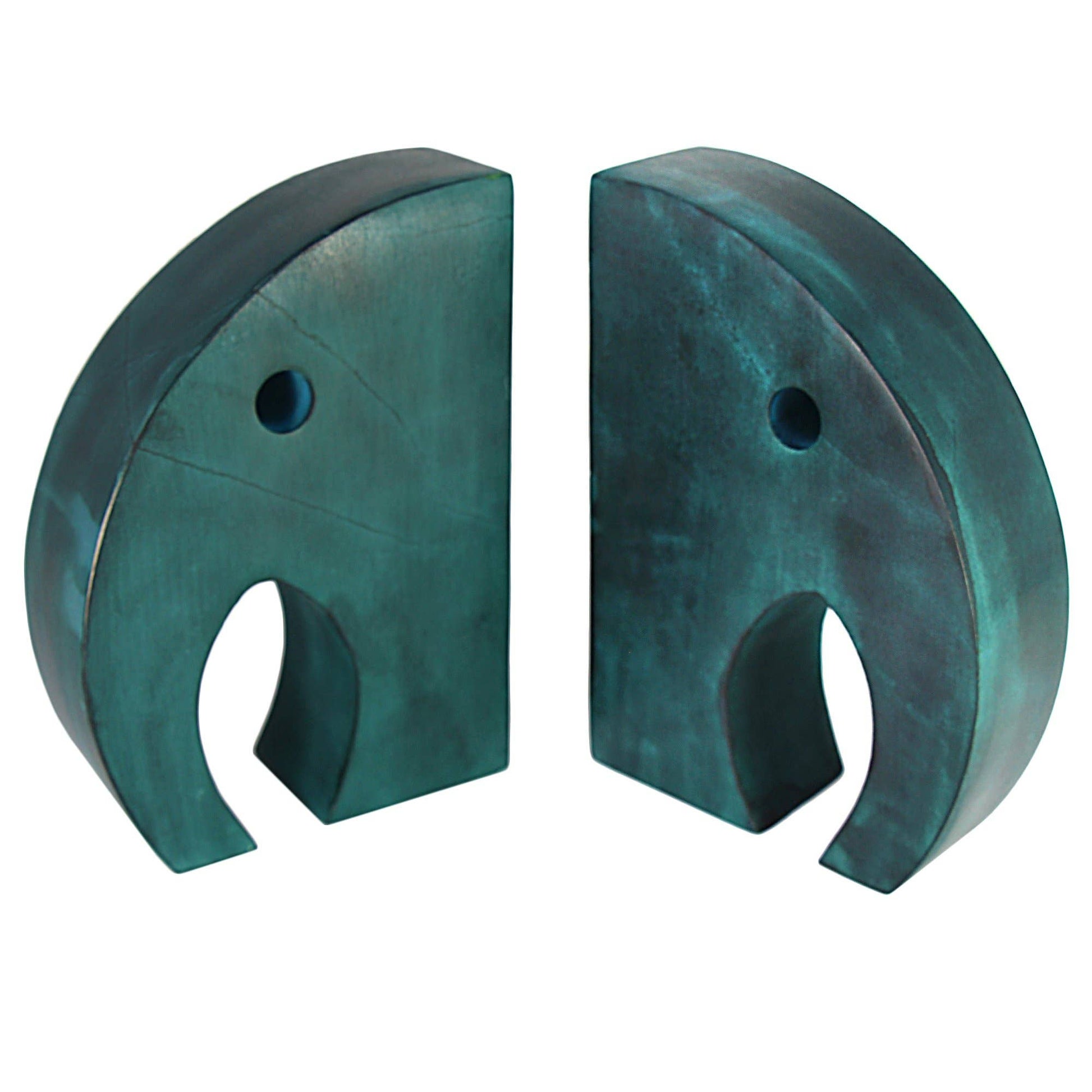 Hand-Carved Elephant Book Ends Gorara Soapstone | India Artisans
